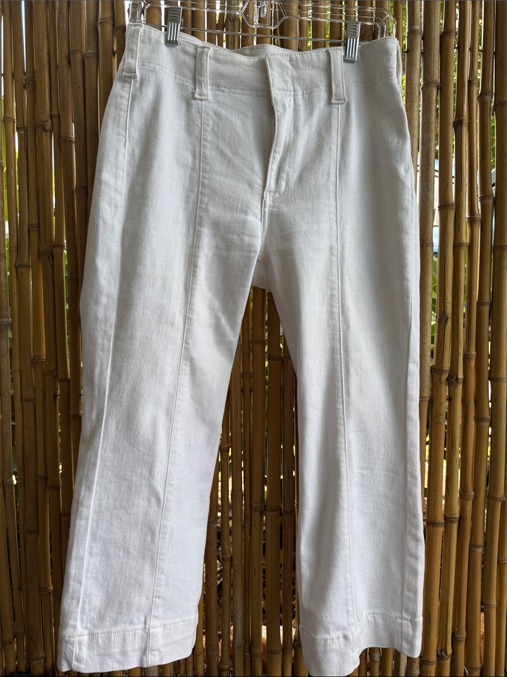Pilcro White Straight-Leg Women’s Pants